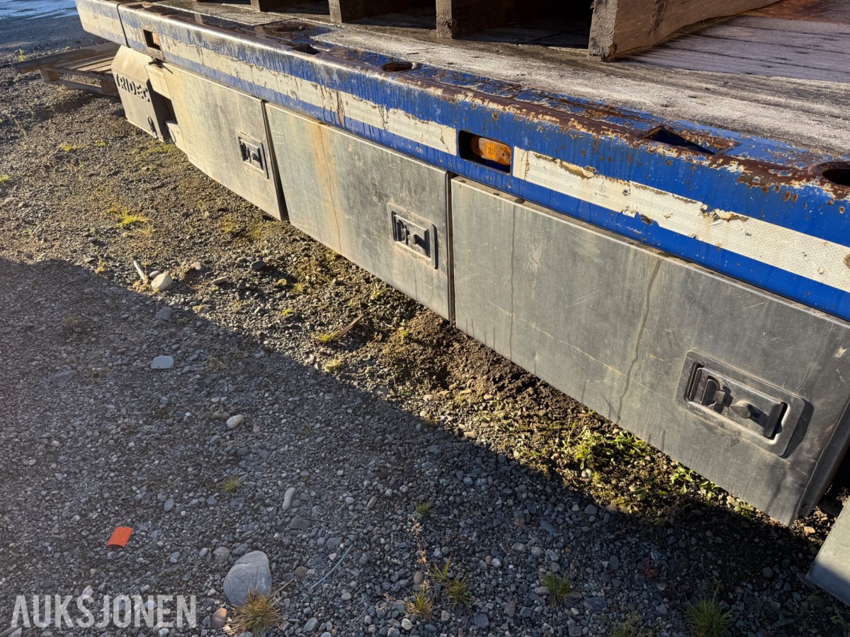 2012 HRD 2-akslet jumbo kransemitrailer, 5,5m Uttrekk