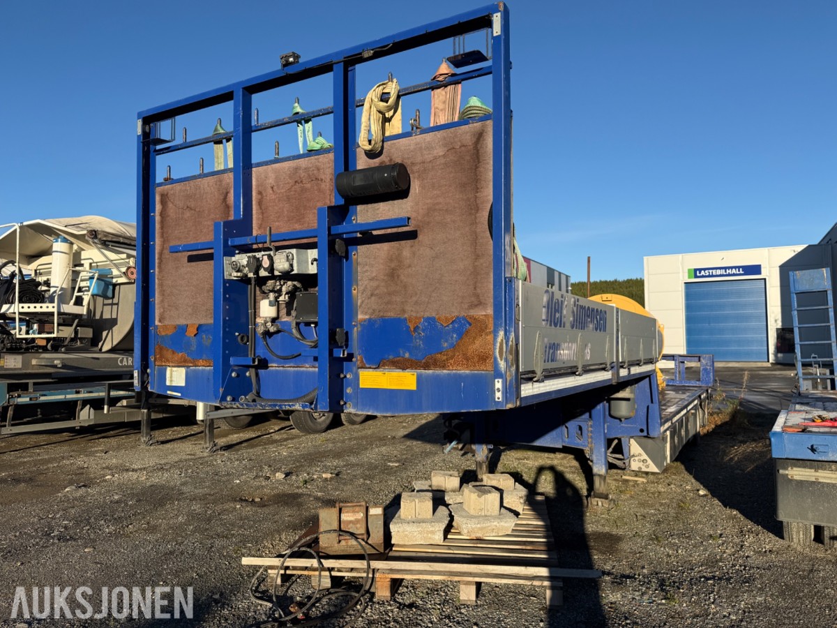 2012 HRD 2-akslet jumbo kransemitrailer, 5,5m Uttrekk