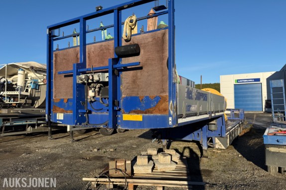 2012 HRD 2-akslet jumbo kransemitrailer, 5,5m Uttrekk