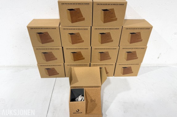 15 stk kork pennholder med 5W trådløs lader XD Collection P308.199