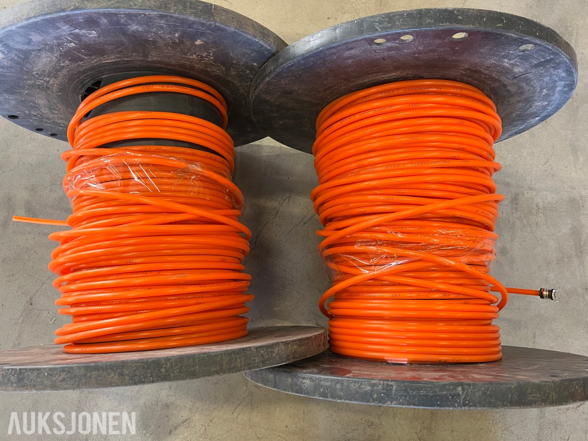 2 stk kabeltromler med Hexatronic Microduct 7/3.5 OG1