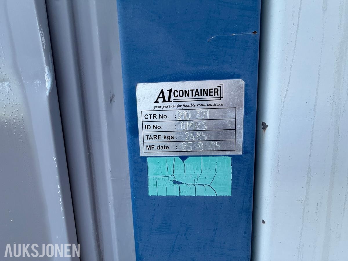 Boligbrakke - 20 fot - Kjøkken, bad ++