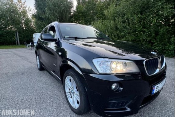 2013 BMW X3XDRIVE20D 163 HK AUT M-SPORT HENGERFESTE PANO KAMERA HEAD-UP