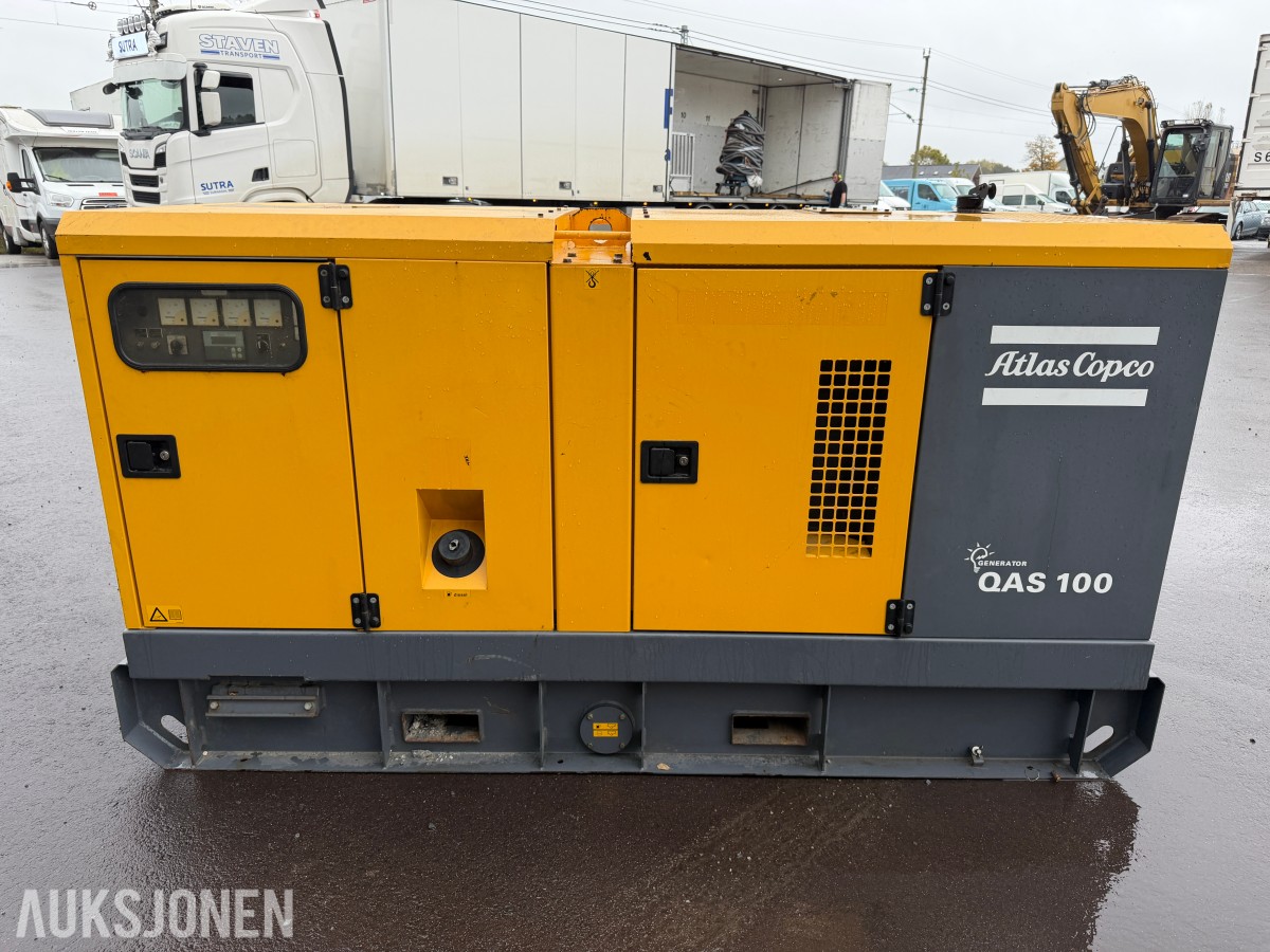 2009 Atlas Copco QAS 100 dieselgenerator 100 kVA