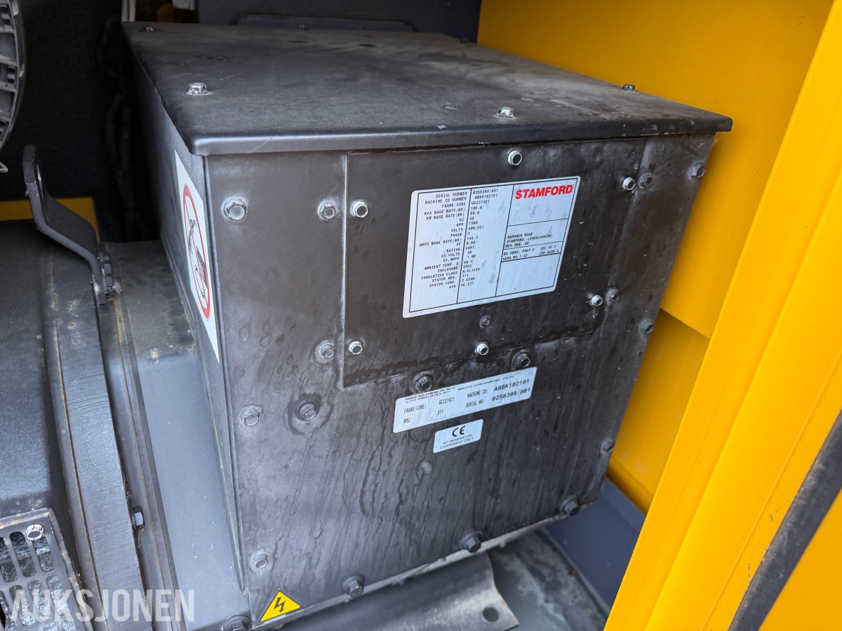 2009 Atlas Copco QAS 100 dieselgenerator 100 kVA