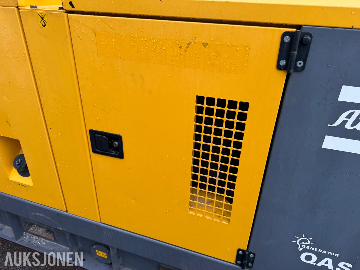 2009 Atlas Copco QAS 100 dieselgenerator 100 kVA