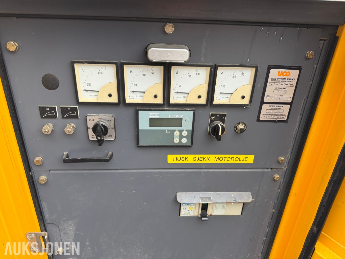 2009 Atlas Copco QAS 100 dieselgenerator 100 kVA