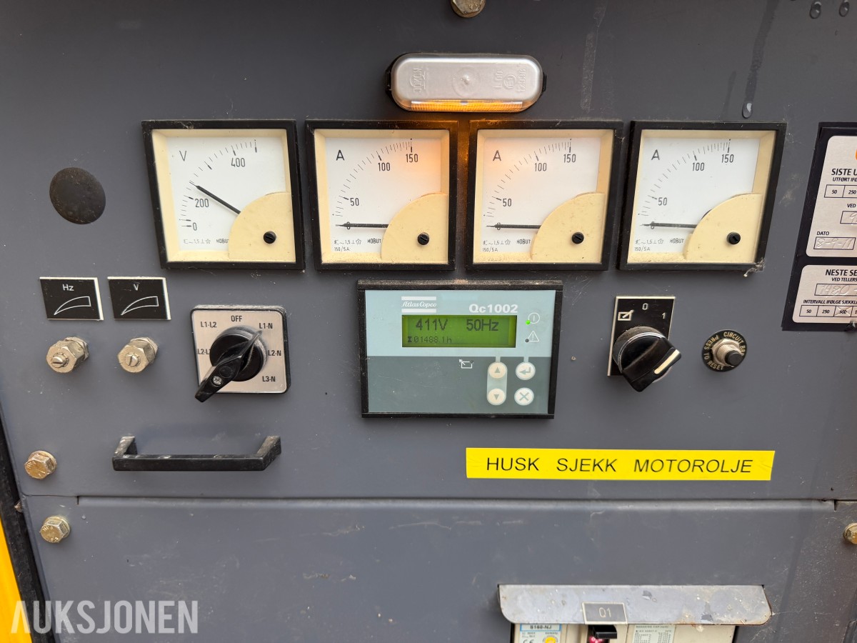2009 Atlas Copco QAS 100 dieselgenerator 100 kVA