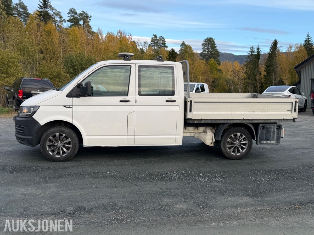 2016 VOLKSWAGEN TRANSPORTER PLAN DOBBELKABIN ACC H.FESTE