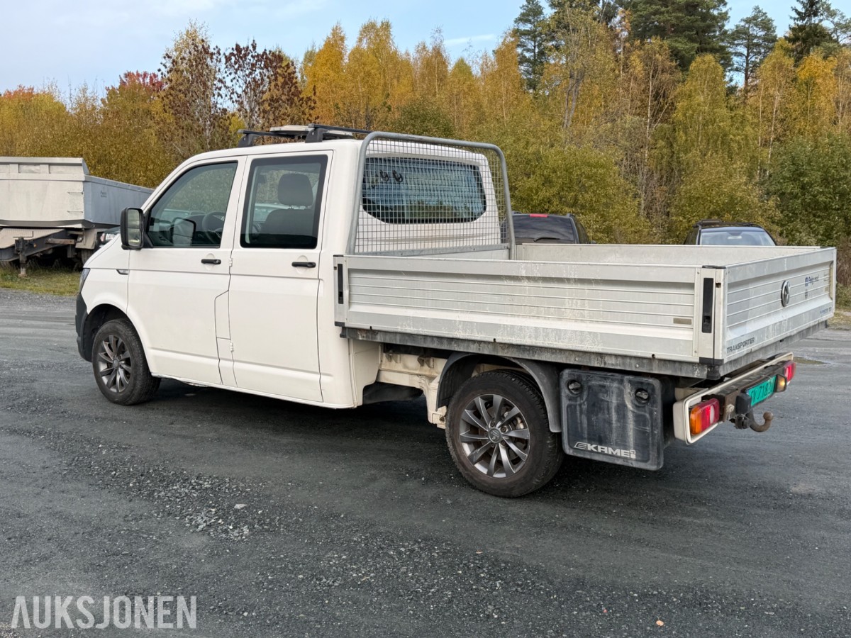 2016 VOLKSWAGEN TRANSPORTER PLAN DOBBELKABIN ACC H.FESTE