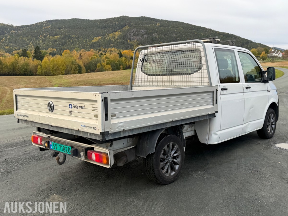2016 VOLKSWAGEN TRANSPORTER PLAN DOBBELKABIN ACC H.FESTE