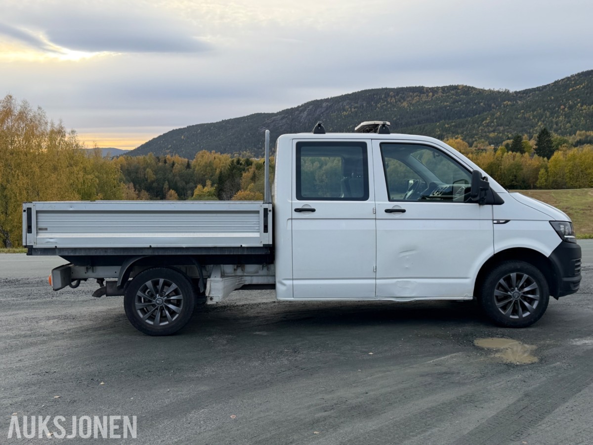 2016 VOLKSWAGEN TRANSPORTER PLAN DOBBELKABIN ACC H.FESTE