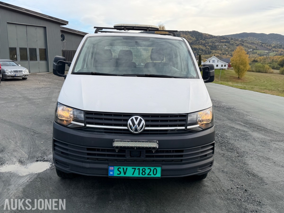 2016 VOLKSWAGEN TRANSPORTER PLAN DOBBELKABIN ACC H.FESTE
