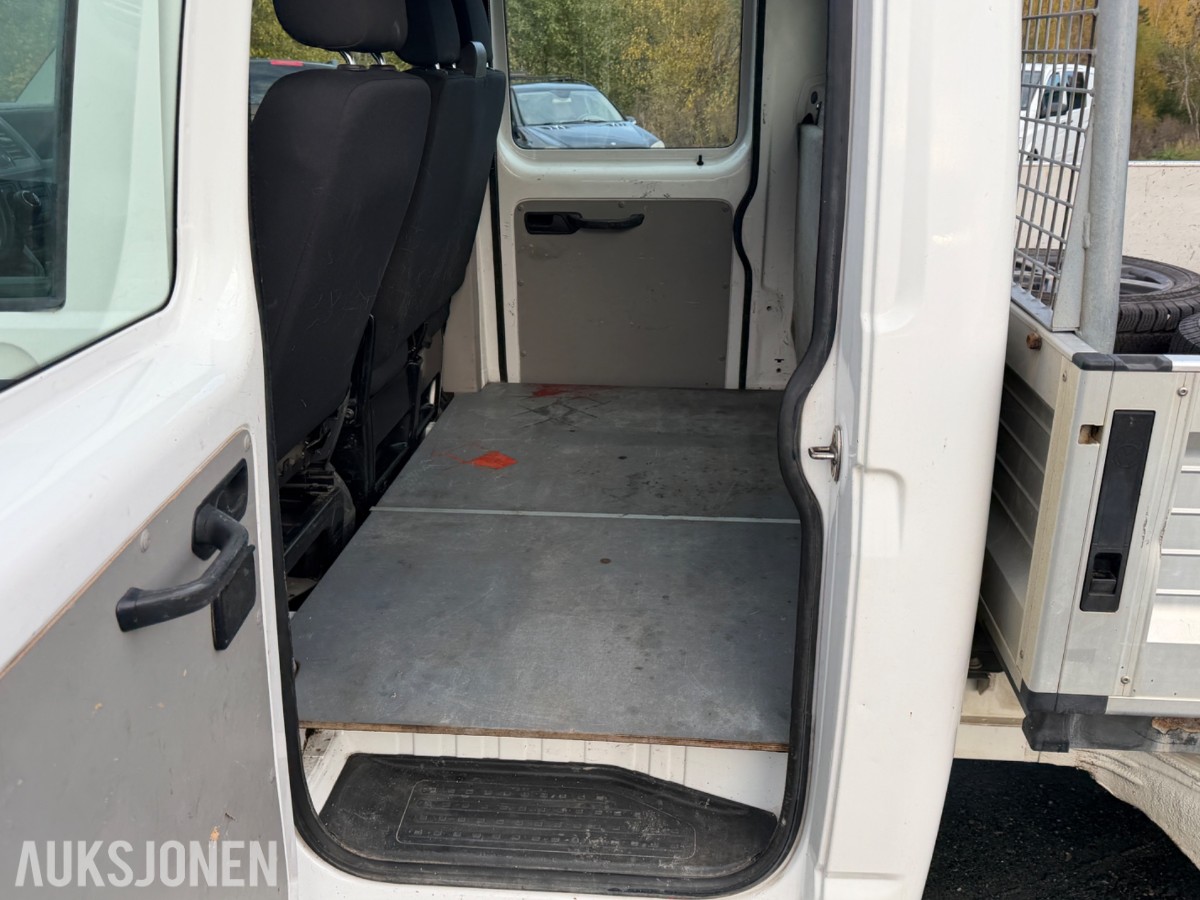 2016 VOLKSWAGEN TRANSPORTER PLAN DOBBELKABIN ACC H.FESTE