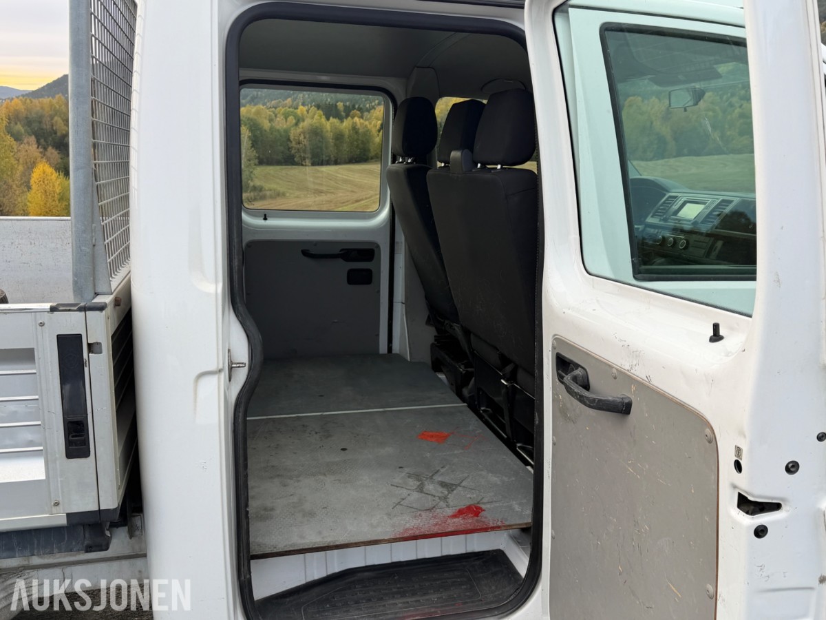 2016 VOLKSWAGEN TRANSPORTER PLAN DOBBELKABIN ACC H.FESTE
