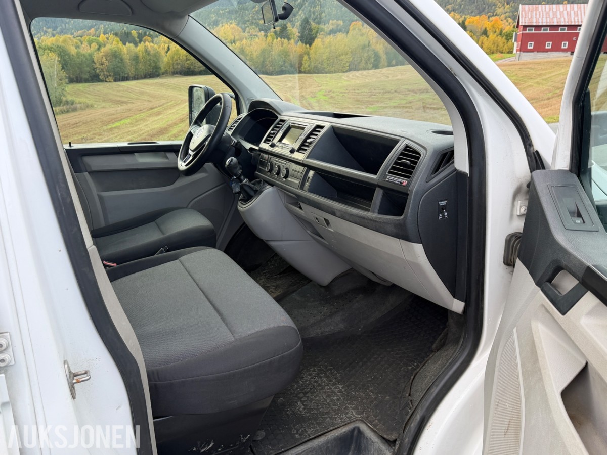 2016 VOLKSWAGEN TRANSPORTER PLAN DOBBELKABIN ACC H.FESTE