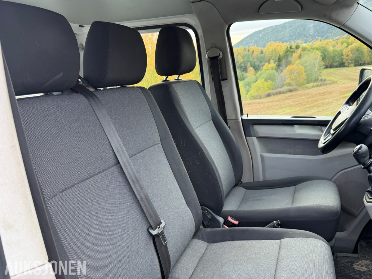 2016 VOLKSWAGEN TRANSPORTER PLAN DOBBELKABIN ACC H.FESTE