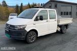 2016 VOLKSWAGEN TRANSPORTER PLAN DOBBELKABIN ACC H.FESTE