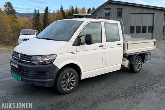 2016 VOLKSWAGEN TRANSPORTER PLAN DOBBELKABIN ACC H.FESTE