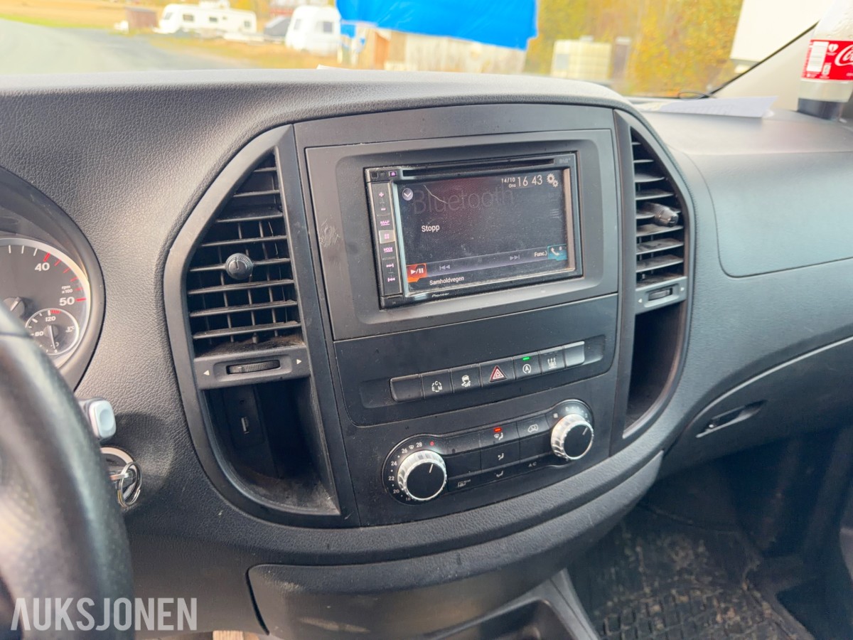 2015 MERCEDES-BENZ VITO 116 CDI A3 AUTOMAT HFESTE KAMERA INNREDNING