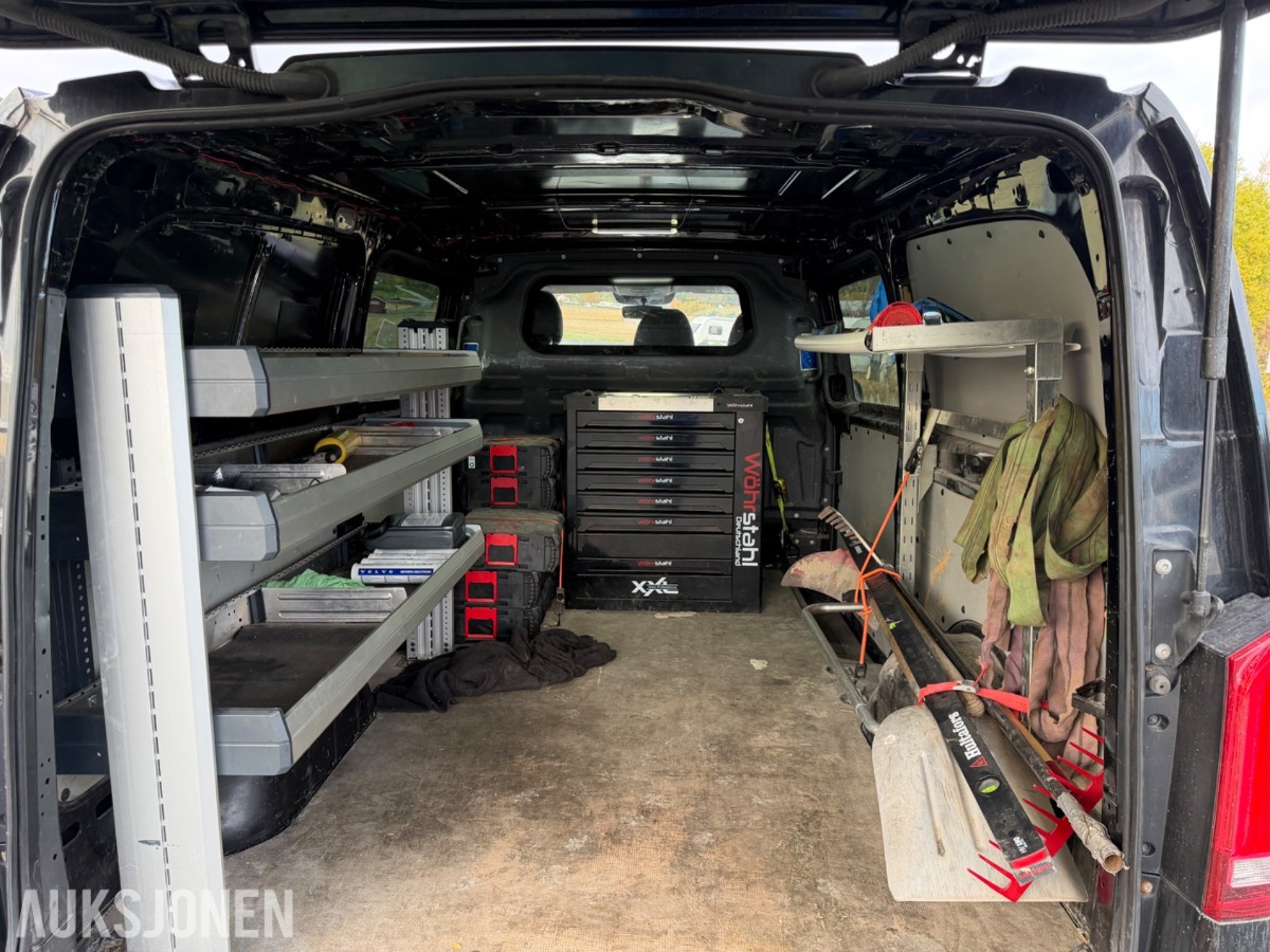 2015 MERCEDES-BENZ VITO 116 CDI A3 AUTOMAT HFESTE KAMERA INNREDNING