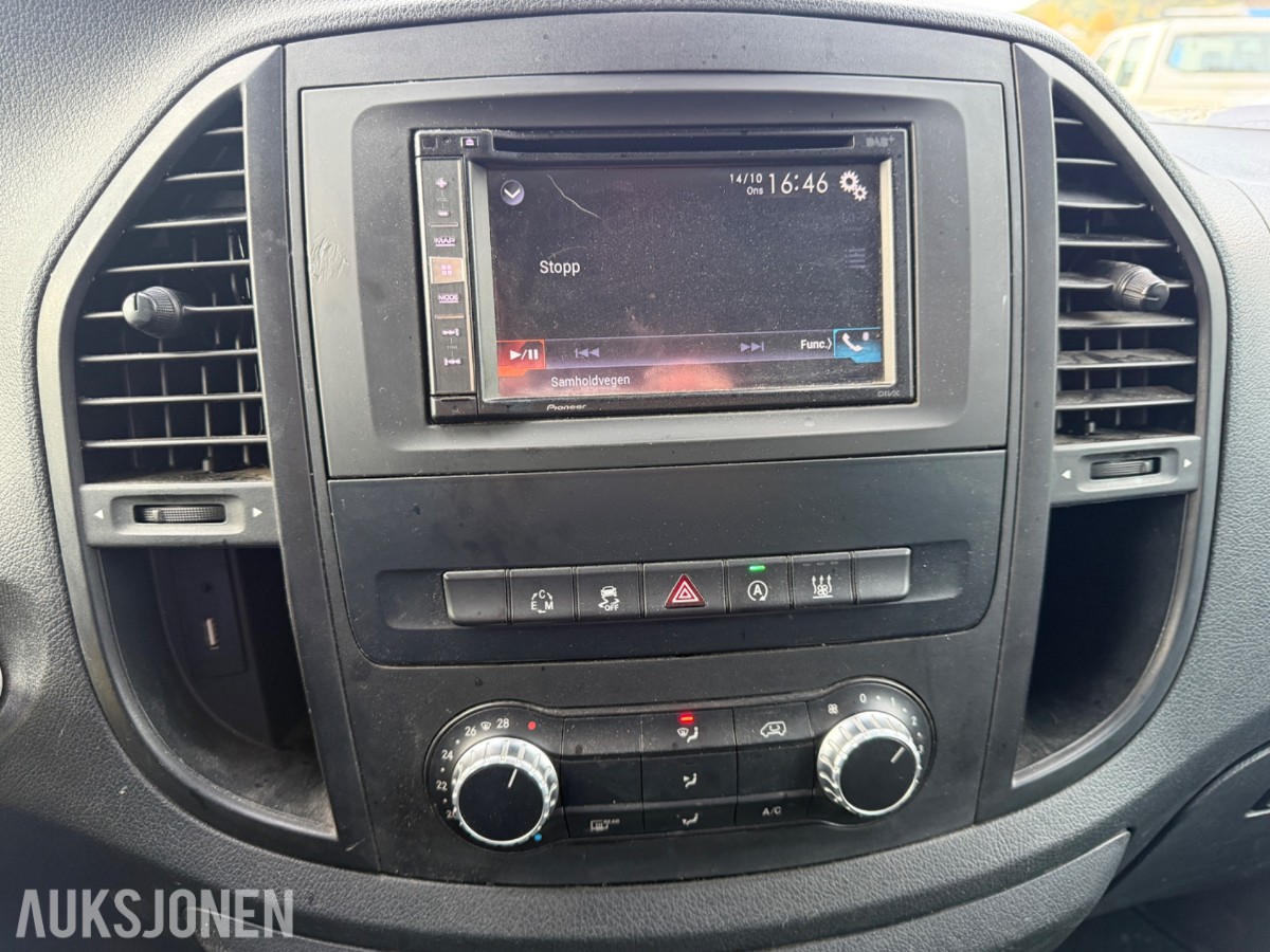 2015 MERCEDES-BENZ VITO 116 CDI A3 AUTOMAT HFESTE KAMERA INNREDNING