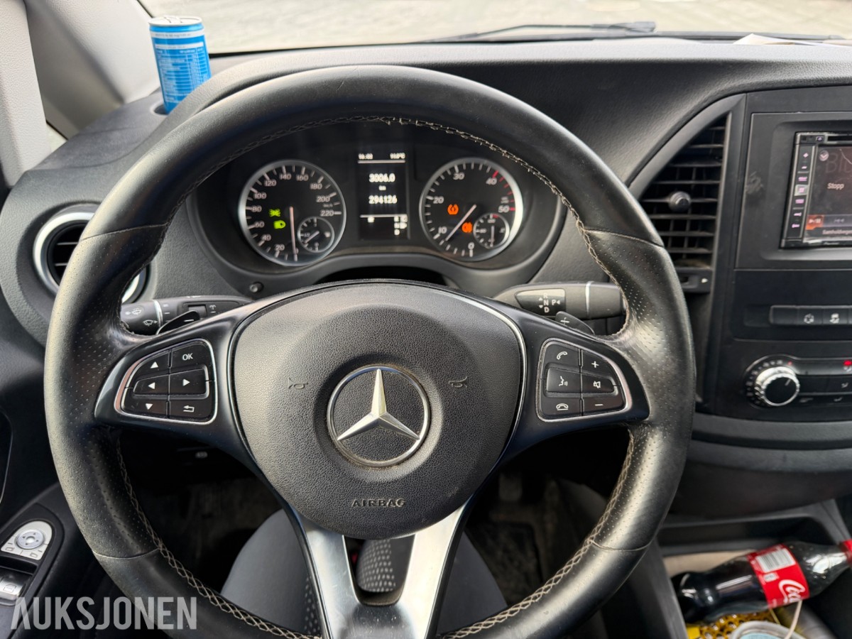 2015 MERCEDES-BENZ VITO 116 CDI A3 AUTOMAT HFESTE KAMERA INNREDNING