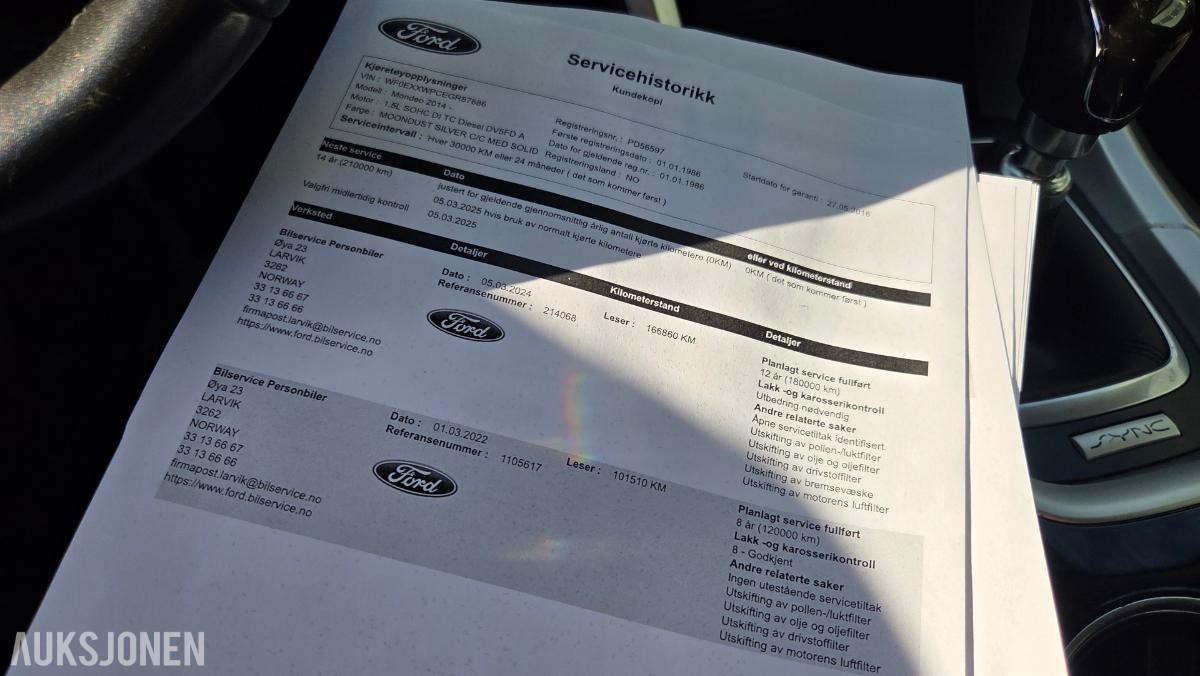 2016 Ford MONDEO 1.5-120 D, 194000km