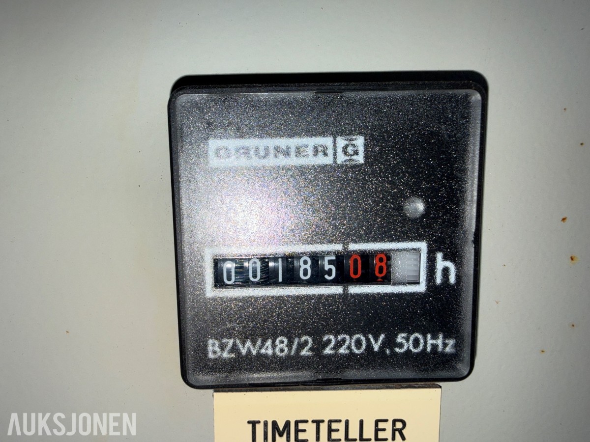 Containeraggregat 110 kVA / 88 kW diesel 400 V, 185 timer, rep,objekt