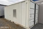 Containeraggregat 110 kVA / 88 kW diesel 400 V, 185 timer, rep,objekt
