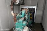 Containeraggregat 110 kVA / 88 kW diesel 400 V, 185 timer, rep,objekt