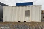 Containeraggregat 110 kVA / 88 kW diesel 400 V, 185 timer, rep,objekt