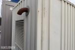 Containeraggregat 110 kVA / 88 kW diesel 400 V, 185 timer, rep,objekt