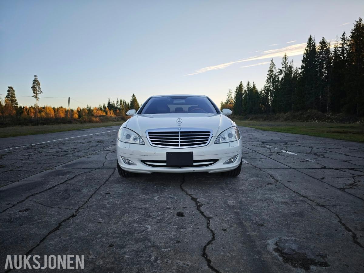 2007 MERCEDES-BENZ S550 V8 LONG MASSASJESETER KAMERA HARMAN KARDON