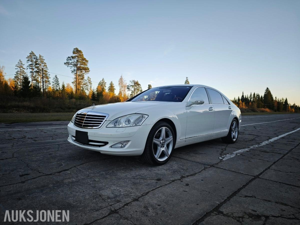 2007 MERCEDES-BENZ S550 V8 LONG MASSASJESETER KAMERA HARMAN KARDON