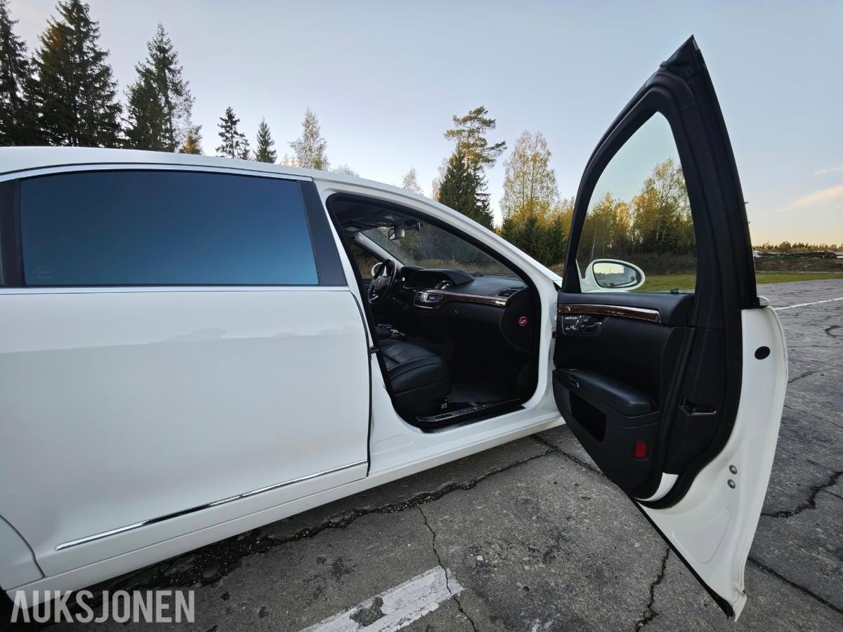 2007 MERCEDES-BENZ S550 V8 LONG MASSASJESETER KAMERA HARMAN KARDON