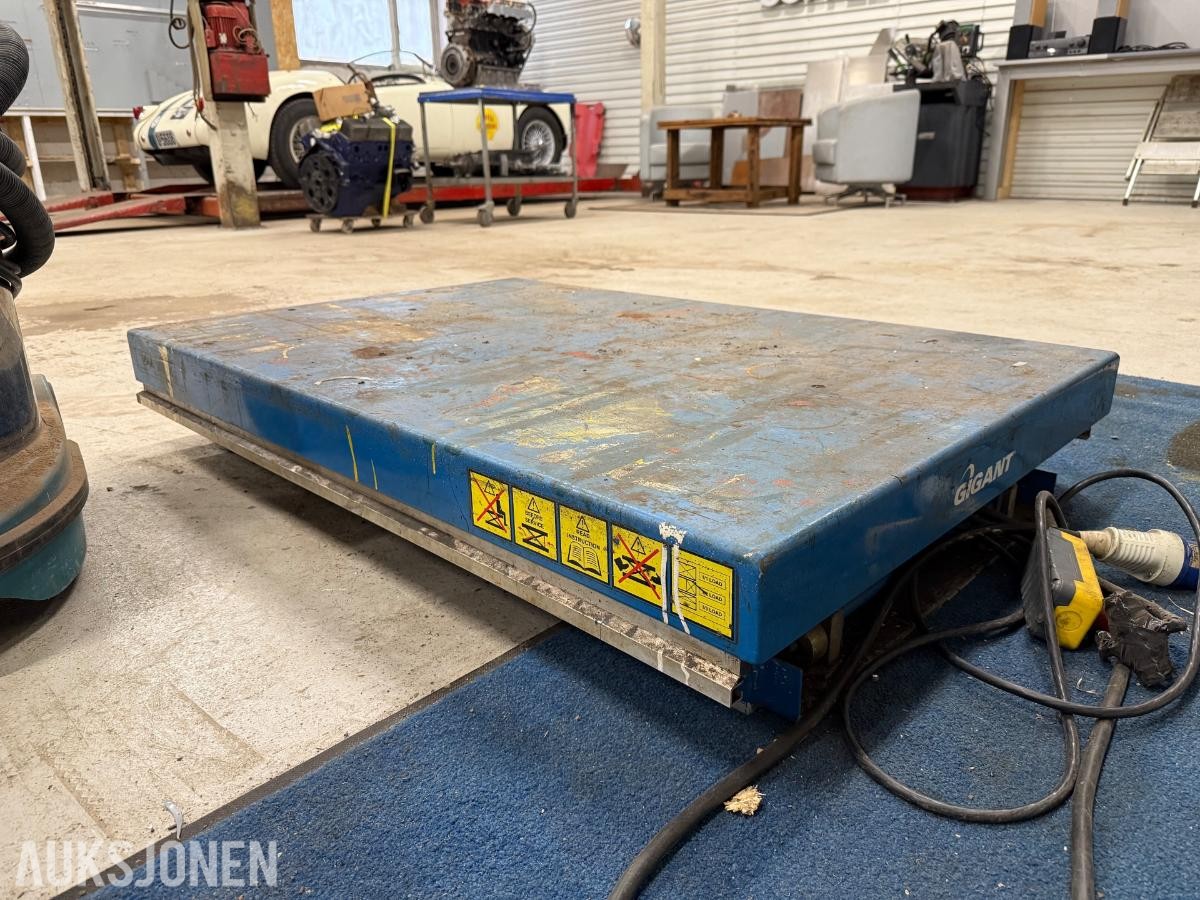 elektrisk hydraulisk løftebord 1000 kg - ingen minstepris