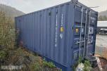 20 fots container med sideåpning og innhold selges