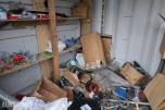 20 fots container med sideåpning og innhold selges