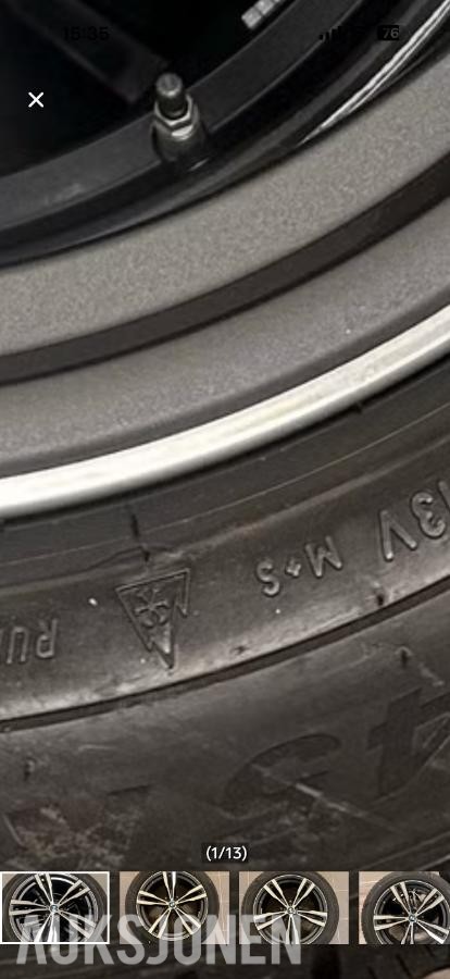 Bmw x5/x6/x7 Felger 285/45 R21