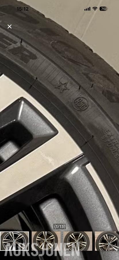 Bmw x5/x6/x7 Felger 285/45 R21