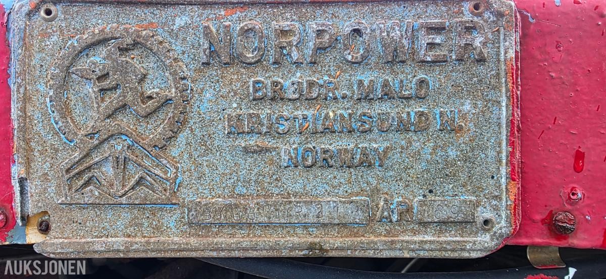 1969 Norpower arbeids-/motorbåt