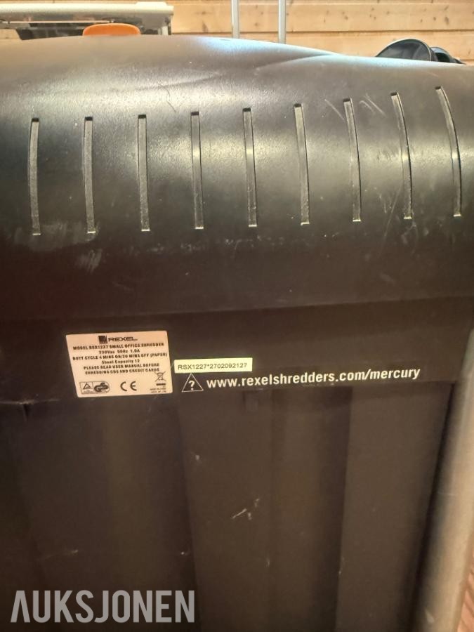rexel Mercury RSX1227 Makuleringsmaskin *Ingen minstepris*