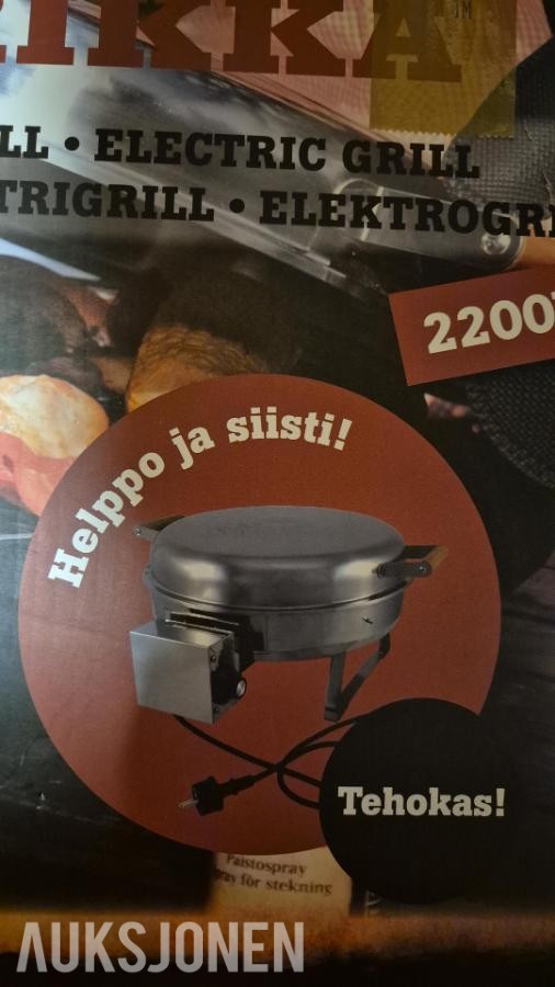 TOLLAUKSJON - MUURIKKA Elgrill 2200W  MUURIKKA