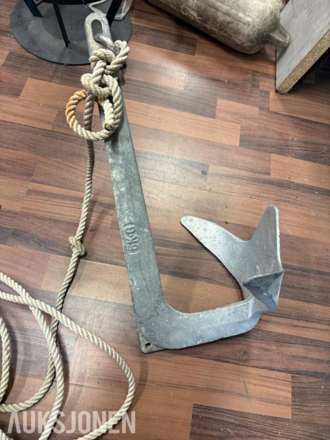 båt anker galvanisert 6 kg *Ingen minstepris*