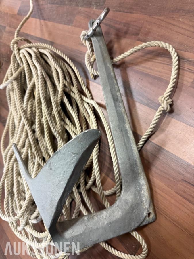 båt anker galvanisert 6 kg *Ingen minstepris*