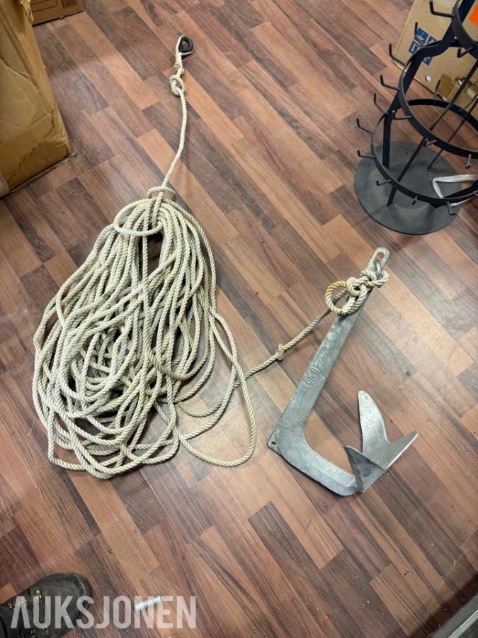 båt anker galvanisert 6 kg *Ingen minstepris*