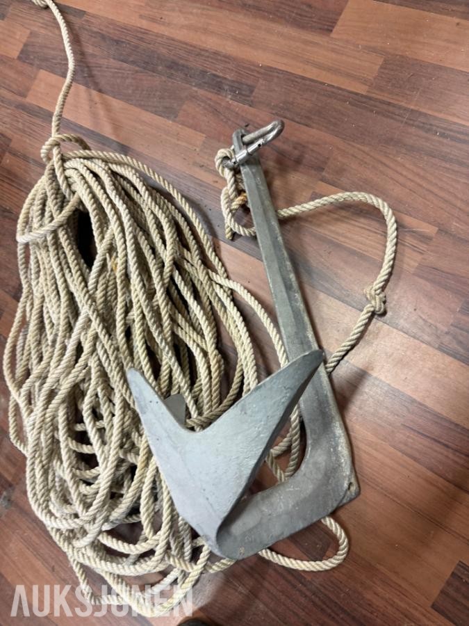 båt anker galvanisert 6 kg *Ingen minstepris*