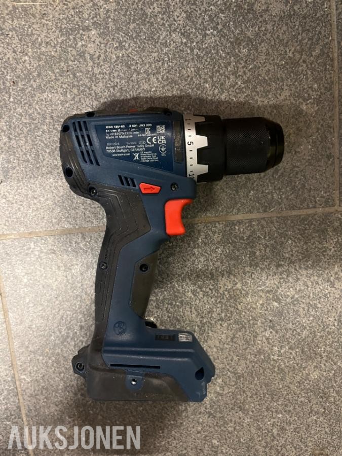 Bosch GSR 18v-65 batteridrill fra 2025