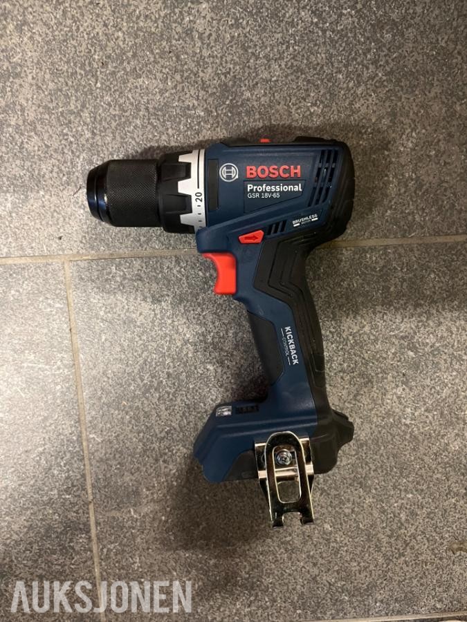 Bosch GSR 18v-65 batteridrill fra 2025